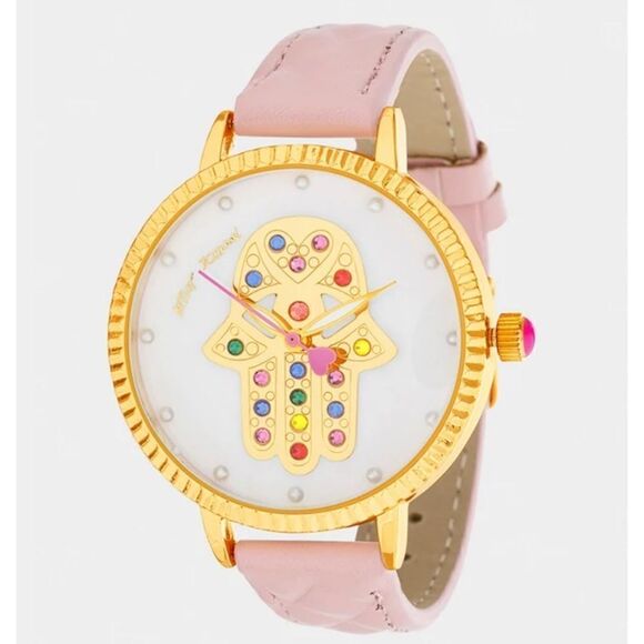 BETSEY TIME HAMSA WATCH - Picture 1 of 4
